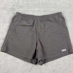 Patagonia Women’s Baggie Shorts 4.5" Inseam Size Medium Black Hiking Trail